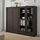 HAVSTA - 玻璃門櫃組合, 深棕色 | IKEA 線上購物 - PE693038_S1