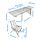 ÄPPLARÖ - table+4 reclining chairs, outdoor, brown stained/Kuddarna grey | IKEA Taiwan Online - PE798406_S1