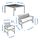 ÄPPLARÖ - table+6 chairs armr+bench, outdoor, brown stained/Frösön/Duvholmen beige | IKEA Taiwan Online - PE798408_S1