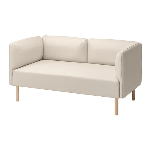 LILLEHEM - 雙人座沙發, Vissle/米色 木質 | IKEA 線上購物 - PE922527_S4