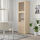 BESTÅ - storage combination w glass doors, white stained oak effect/Lappviken white stained oak eff clear glass | IKEA Taiwan Online - PE744497_S1