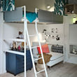 VITVAL loft bed frame