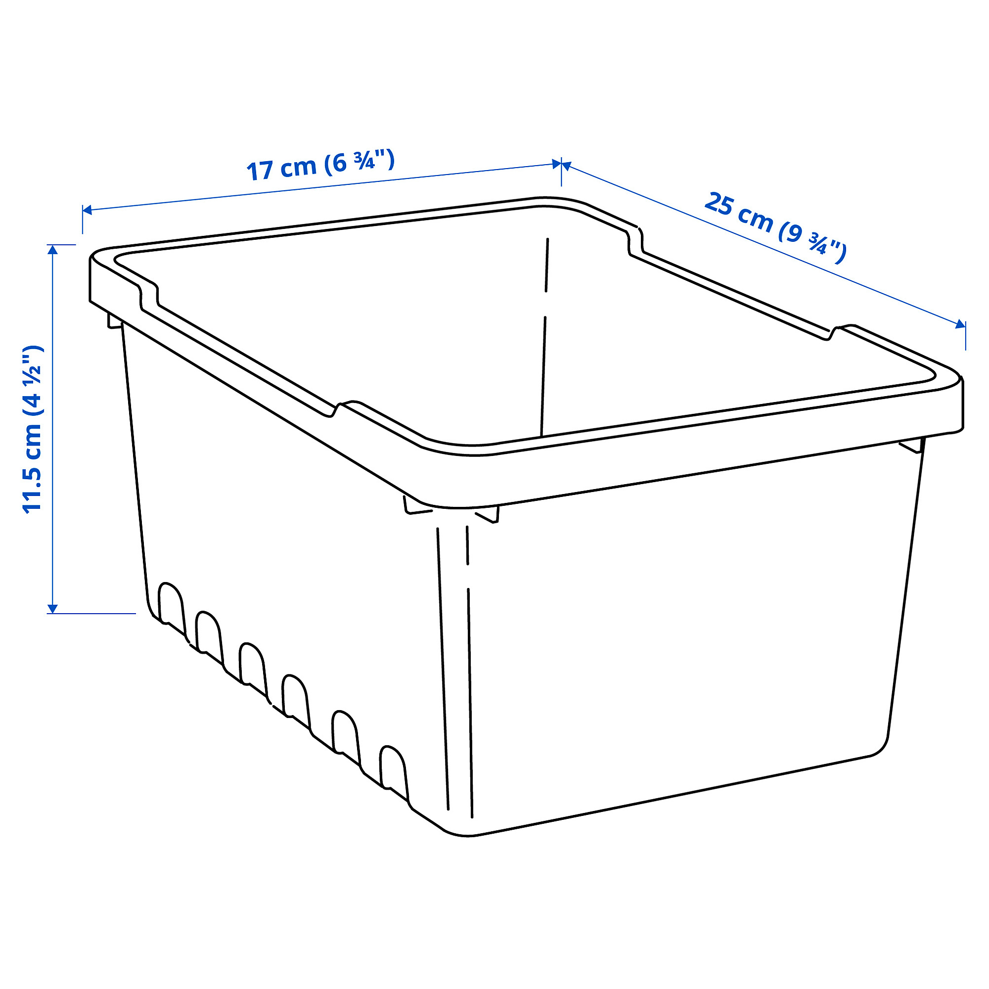 UPPSNOFSAD storage box