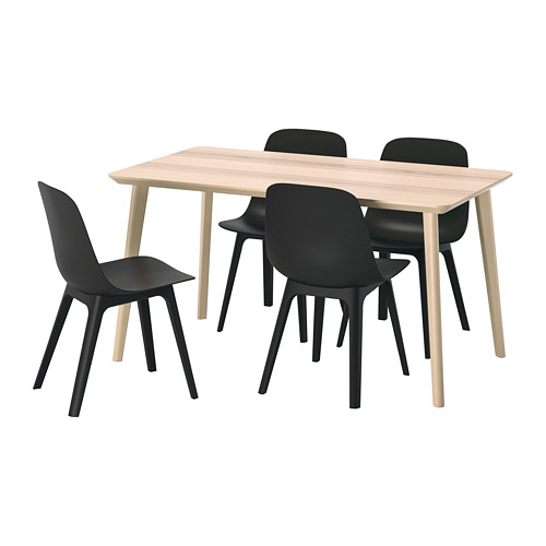 LISABO/ODGER table and 4 chairs