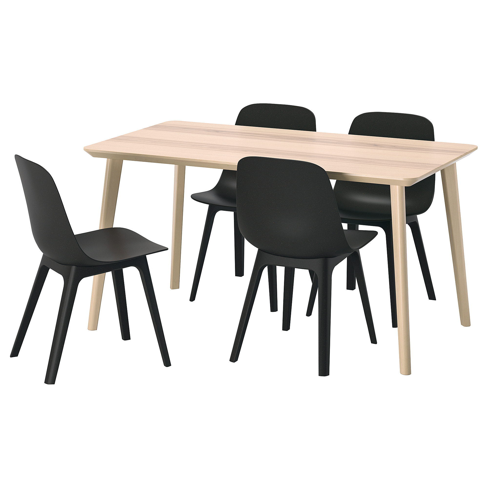 LISABO/ODGER 餐桌附4張餐椅