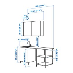 SKYDRAG/TRÅDFRI - lighting kit, 2 x Led lighting strips 40cm, anthracite | IKEA Taiwan Online - PE783398_S3