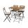 TÄRNÖ - 戶外餐桌椅組, 黑色/淺棕色/Kuddarna 灰色 | IKEA 線上購物 - PE798563_S1