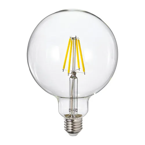 LUNNOM - LED燈泡 E27 806流明，可調光/球形 透明玻璃，125 公厘 | IKEA 線上購物 - PE989096_S4