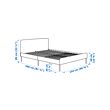 SLATTUM upholstered bed frame