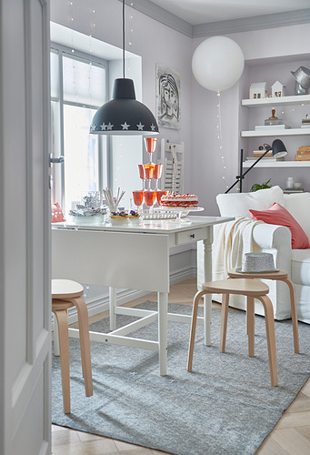 INGATORP - 折疊桌, 白色 | IKEA 線上購物 - PH175826_S4