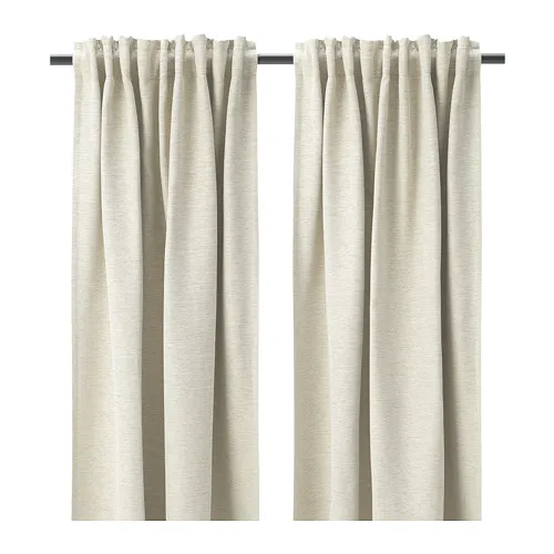 KALAMONDIN - 高度遮光窗簾 2件裝, 米色/含織帶, 145x178 公分 | IKEA 線上購物 - PE744664_S4