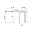 NORDVIKEN drop-leaf table