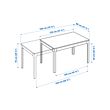 EKEDALEN extendable table