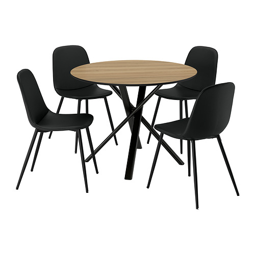NORRMJÖLE/NORDMANSSKÄR table and 4 chairs