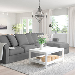 GRÖNLID - 4-seat sofa with chaise longue, Sporda dark grey | IKEA Taiwan Online - PE744752_S3