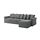 GRÖNLID - 4-seat sofa with chaise longue, Ljungen medium grey | IKEA Taiwan Online - PE744767_S1