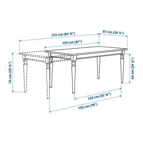 INGATORP extendable table