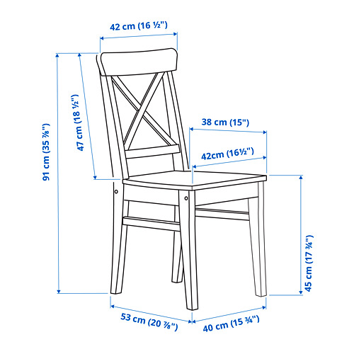 INGOLF - 餐椅, 棕黑色 | IKEA 線上購物 - PE798658_S4