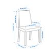 EKEDALEN/BERGMUND table and 4 chairs