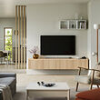 BESTÅ TV bench with doors