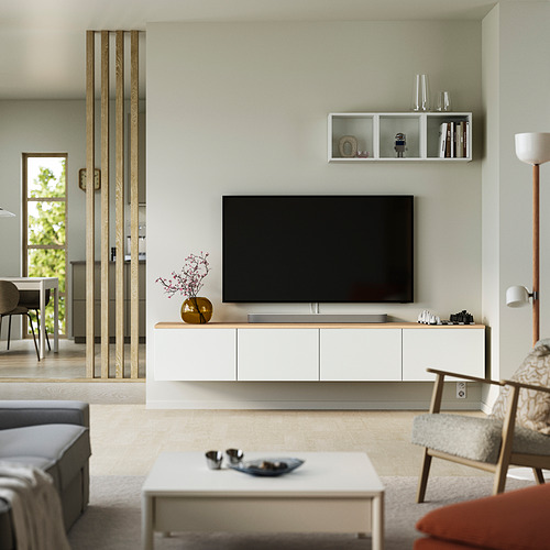 BESTÅ TV bench with doors