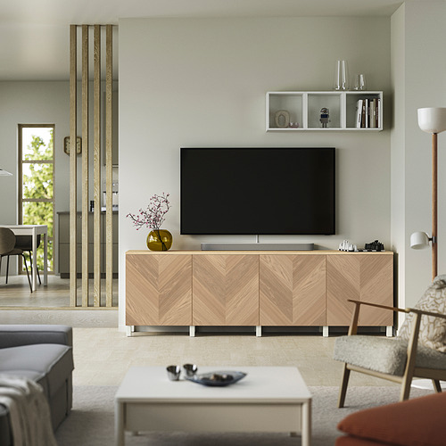 BESTÅ 電視櫃附門板