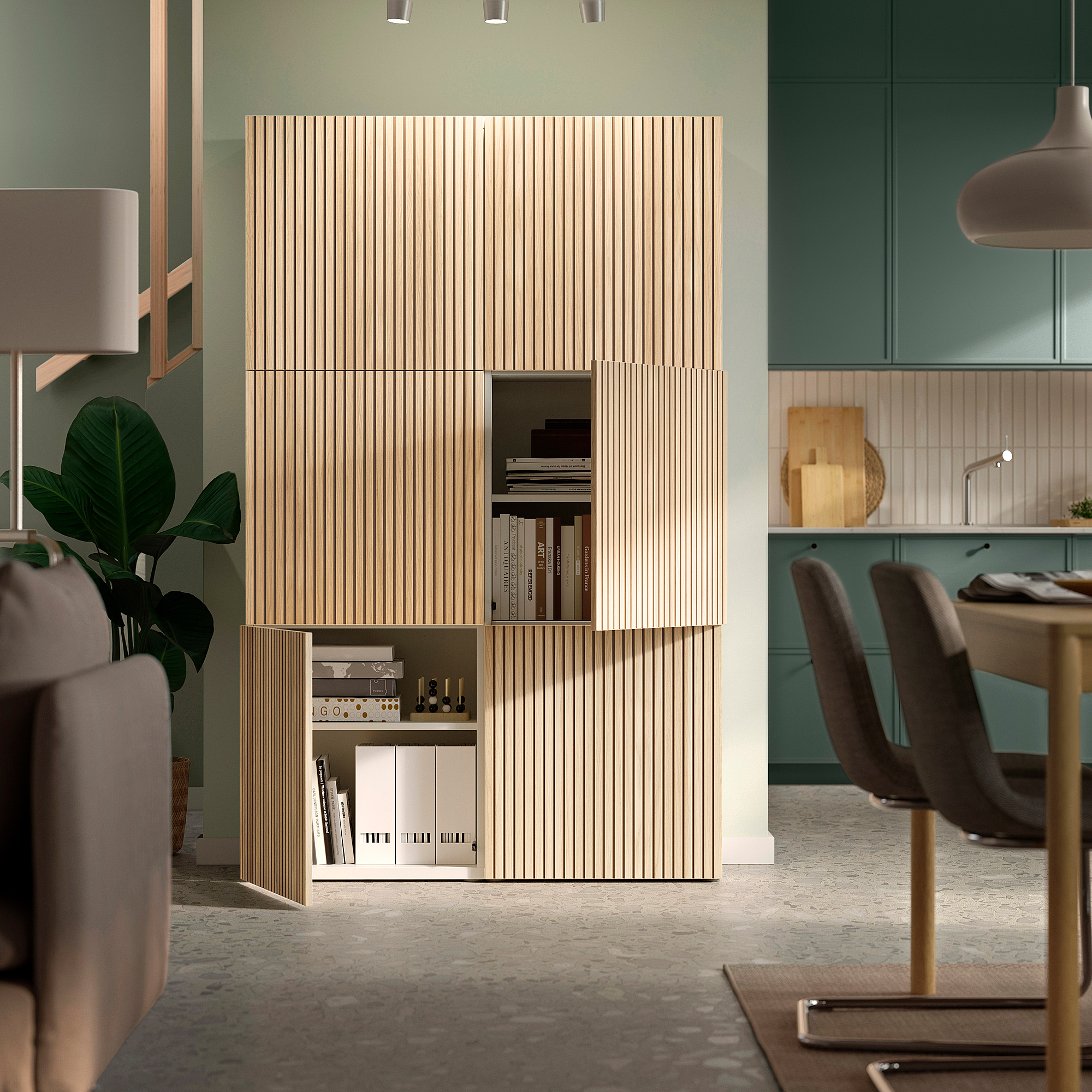 BESTÅ storage combination with doors