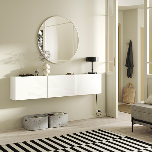 BESTÅ wall-mounted cabinet combination