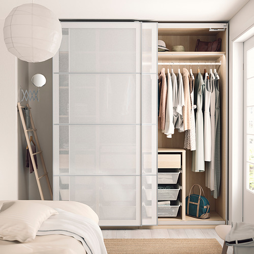 PAX - 系統衣櫃/衣櫥組合, 染白橡木紋 | IKEA 線上購物 - PH173214_S4