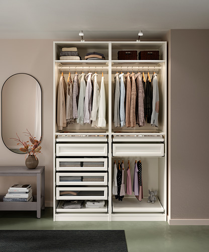 PAX - 系統衣櫃/衣櫥組合, 白色 | IKEA 線上購物 - PH171207_S4
