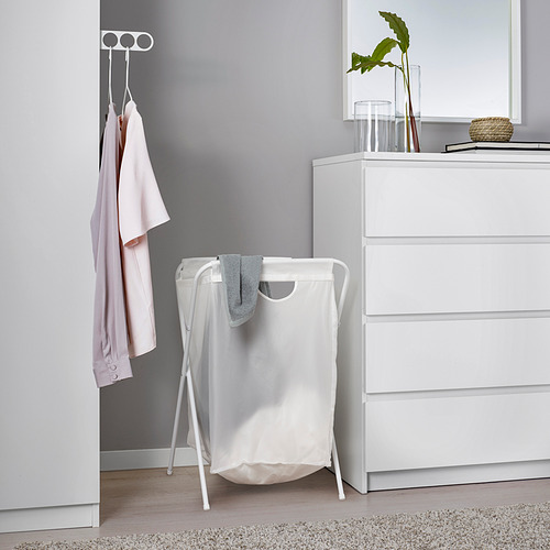 JÄLL - laundry bag with stand, white | IKEA Taiwan Online - PE843543_S4
