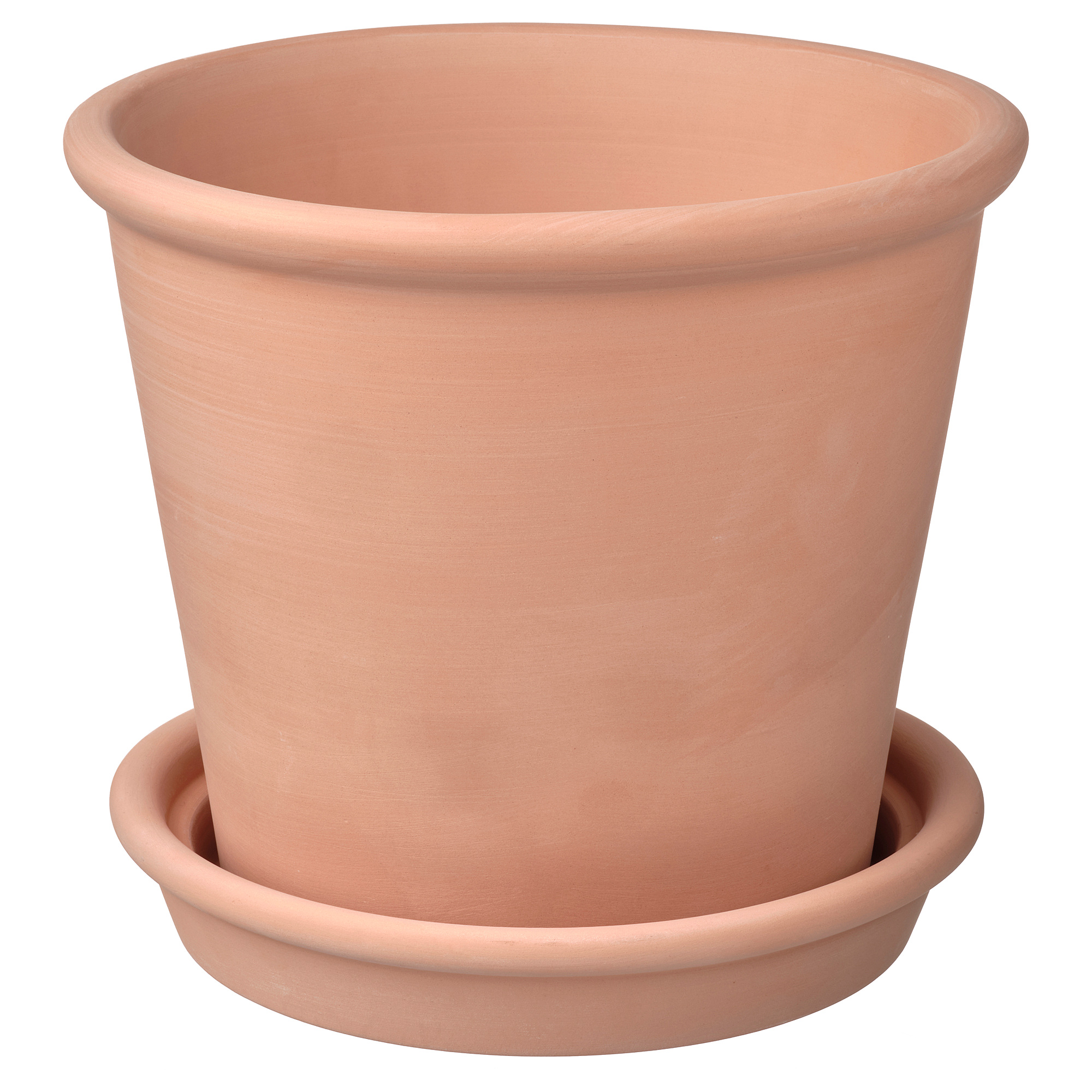 MUSKOTBLOMMA plant pot with saucer