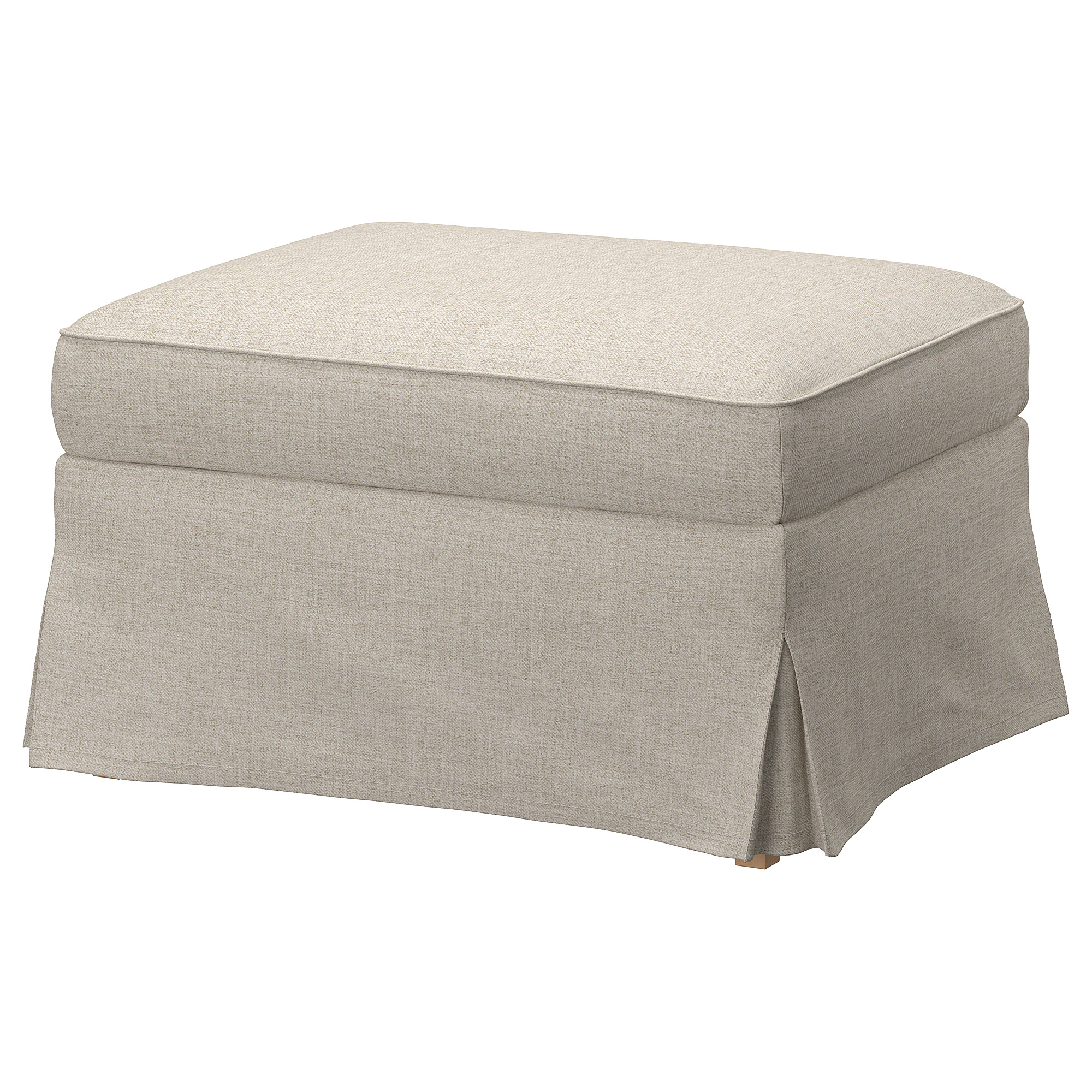 EKTORP footstool with storage
