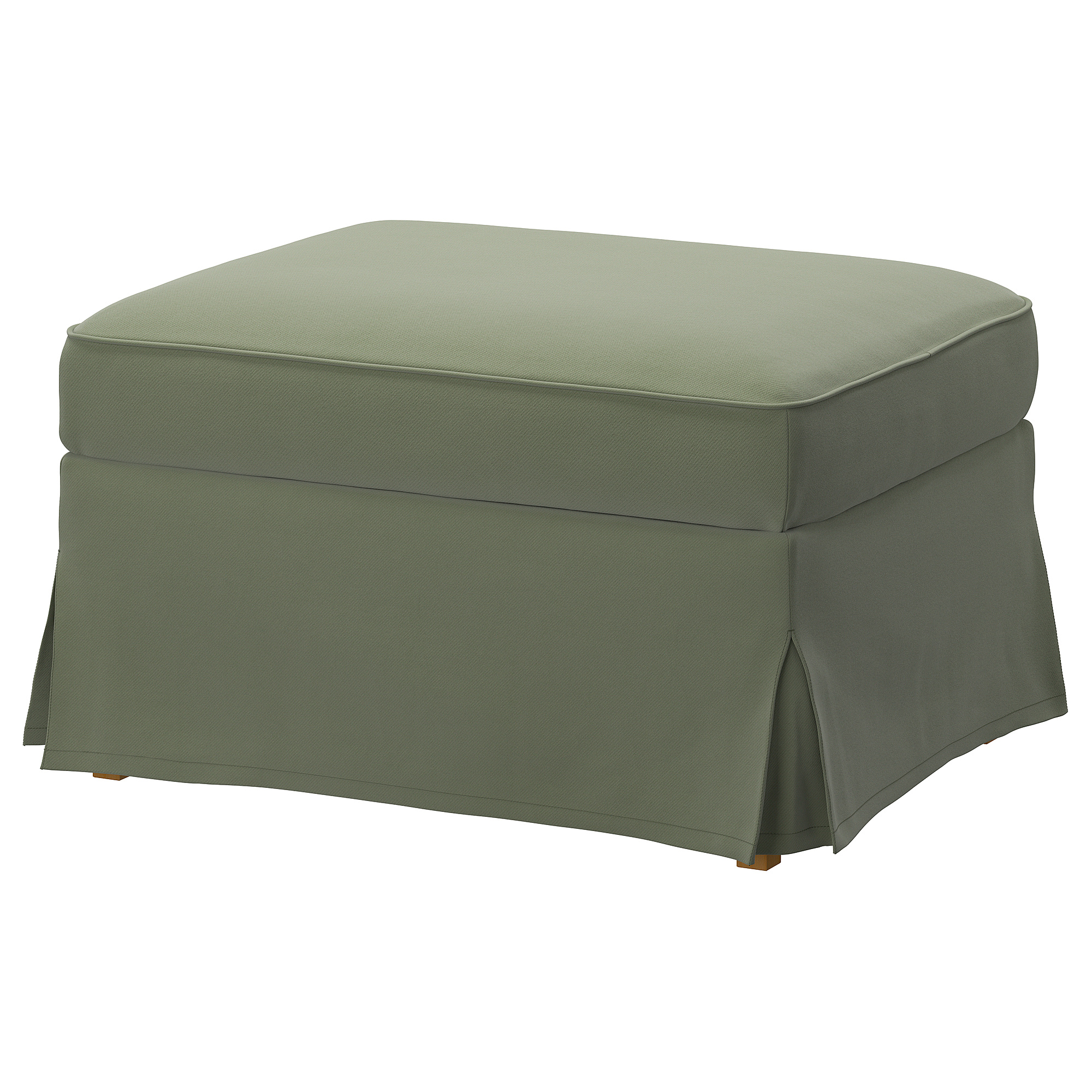EKTORP footstool with storage