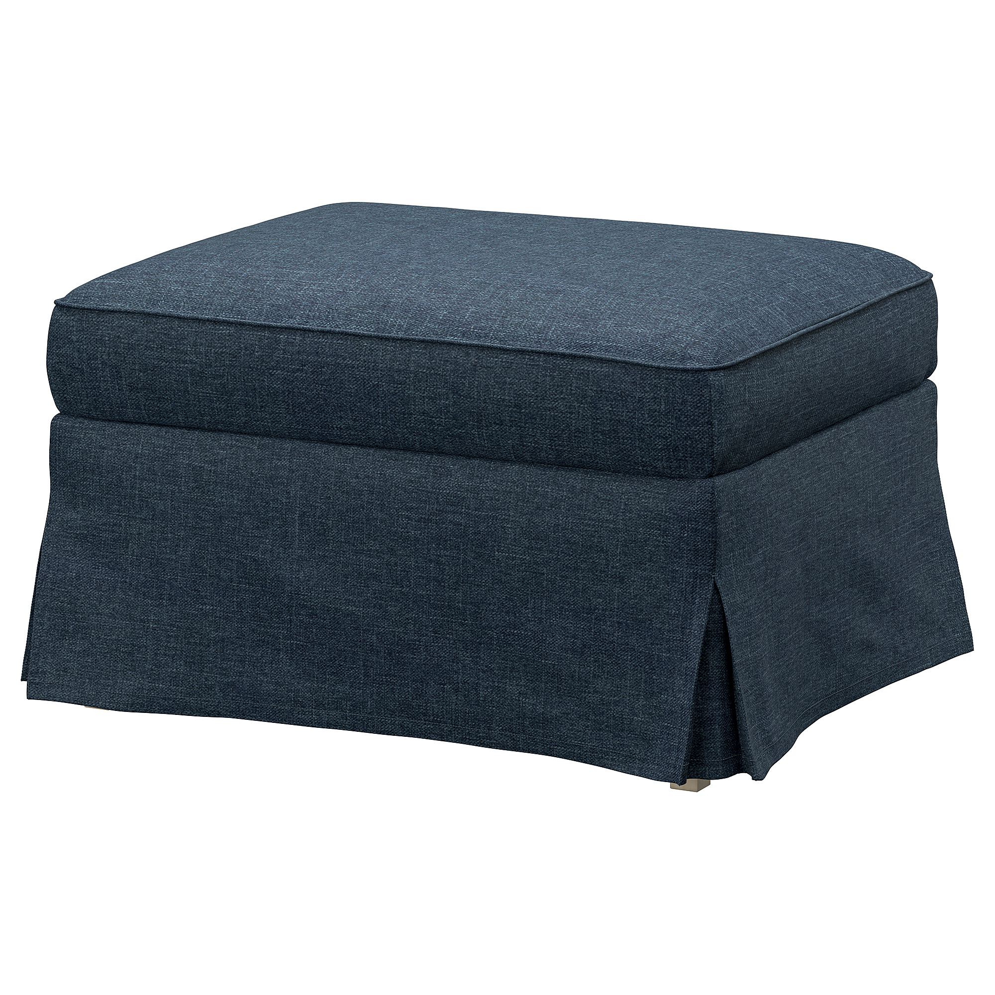 EKTORP footstool with storage