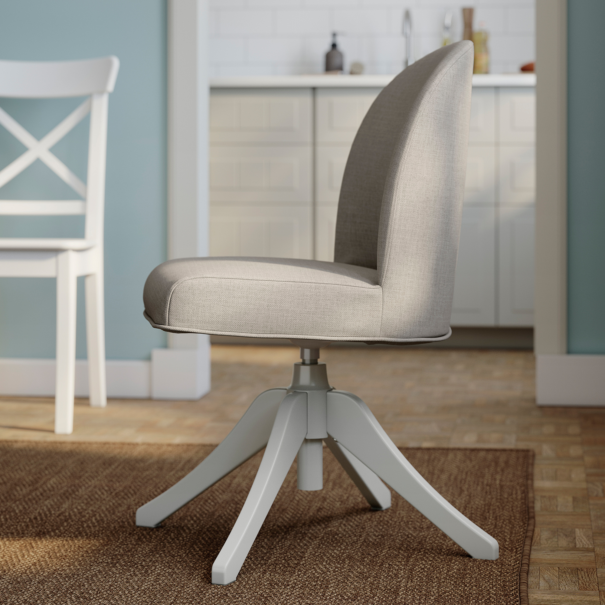 ROSENTORP/ROSENTORP 餐桌附4張餐椅