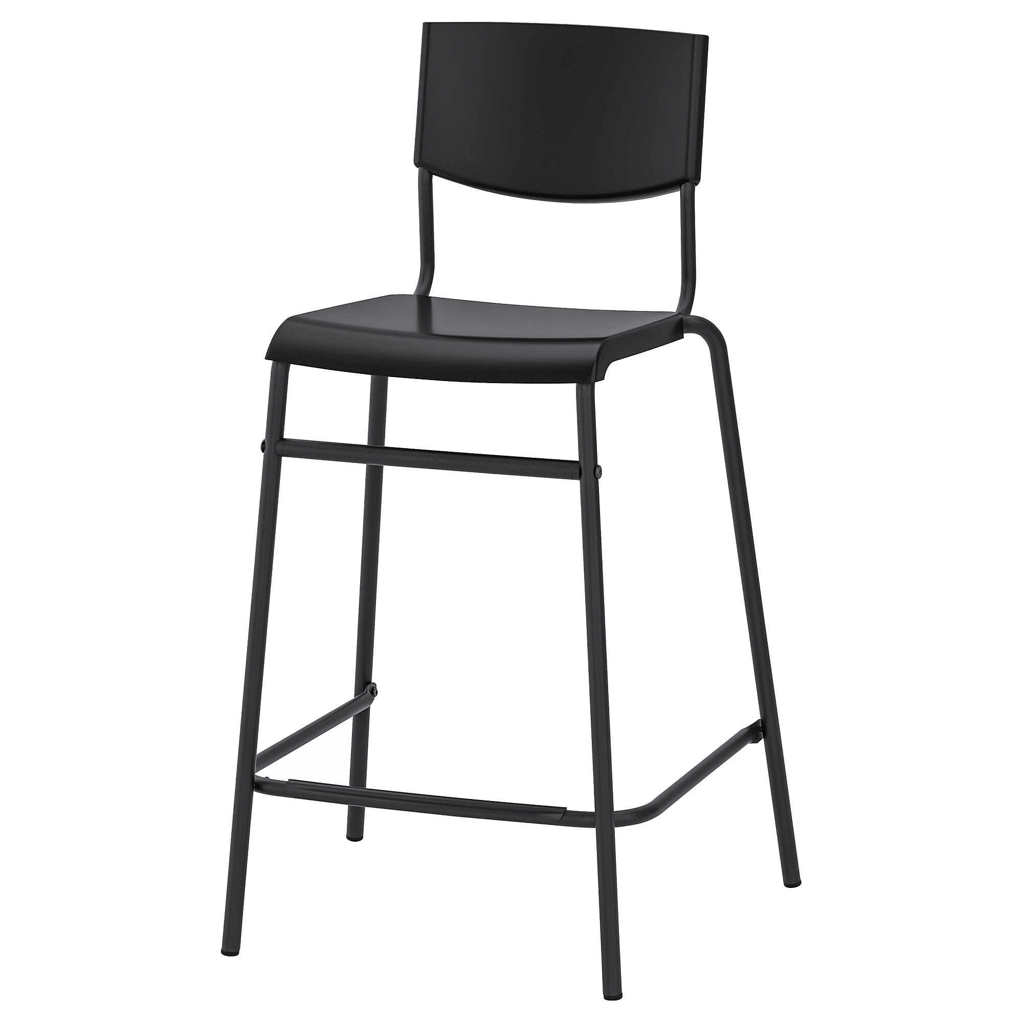 STIG bar stool with backrest