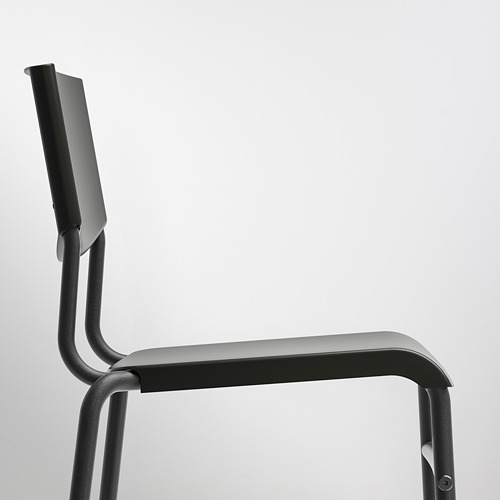 STIG - 吧台椅附靠背, 黑色/黑色 | IKEA 線上購物 - PE798878_S4