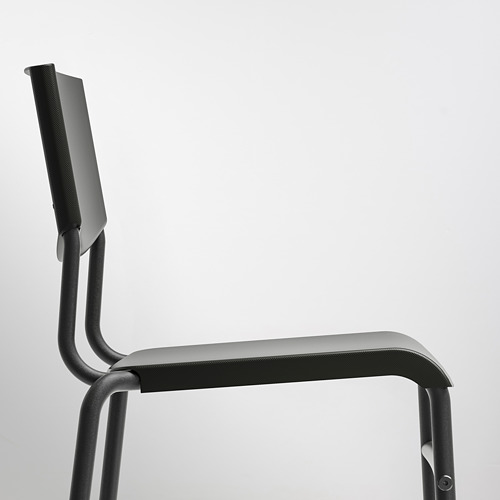 STIG - 吧台椅附靠背, 黑色/黑色 | IKEA 線上購物 - PE798872_S4