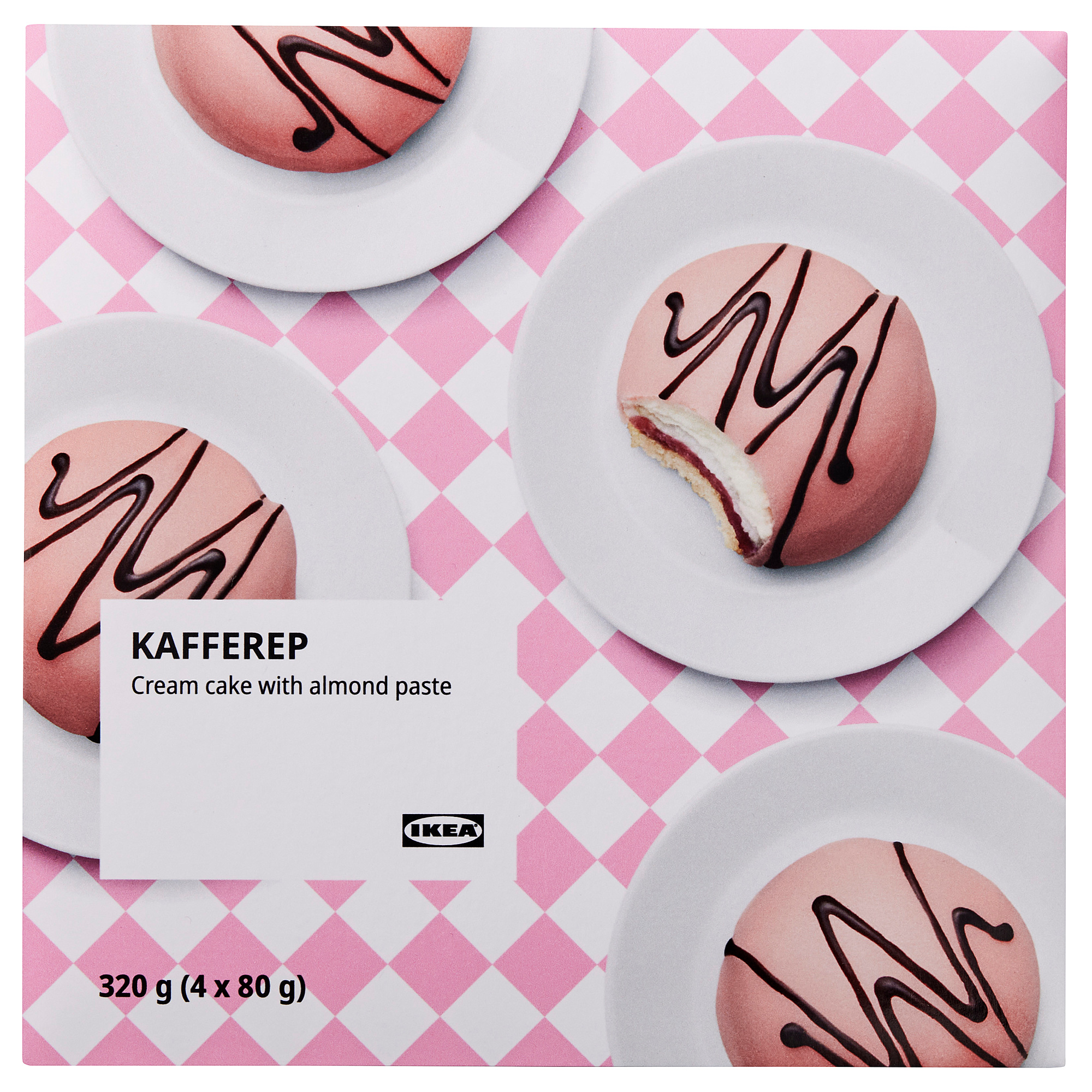 KAFFEREP cream cake with almond paste
