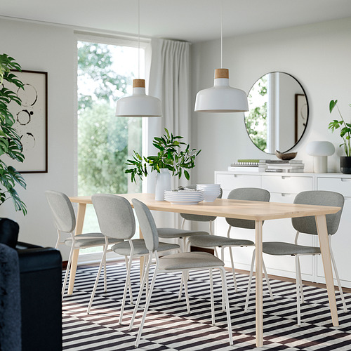 LISABO/VIHALS table and 6 chairs