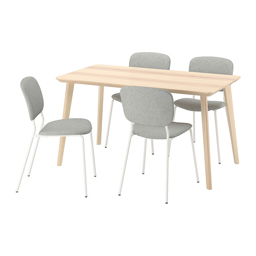 LISABO/VIHALS table and 4 chairs