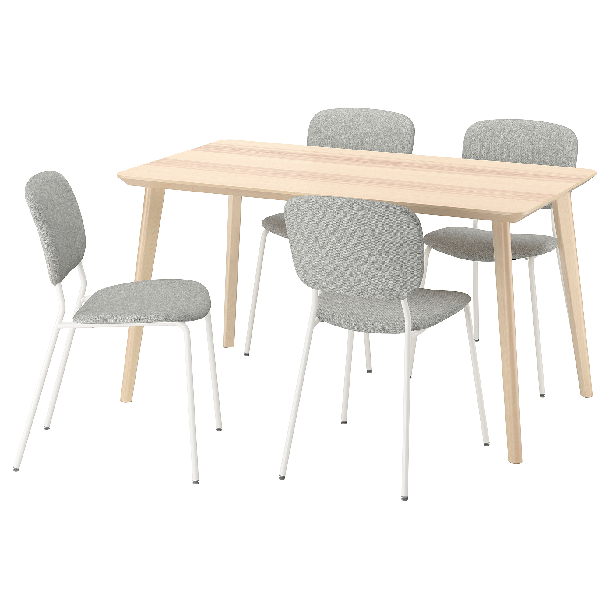 LISABO/VIHALS table and 4 chairs