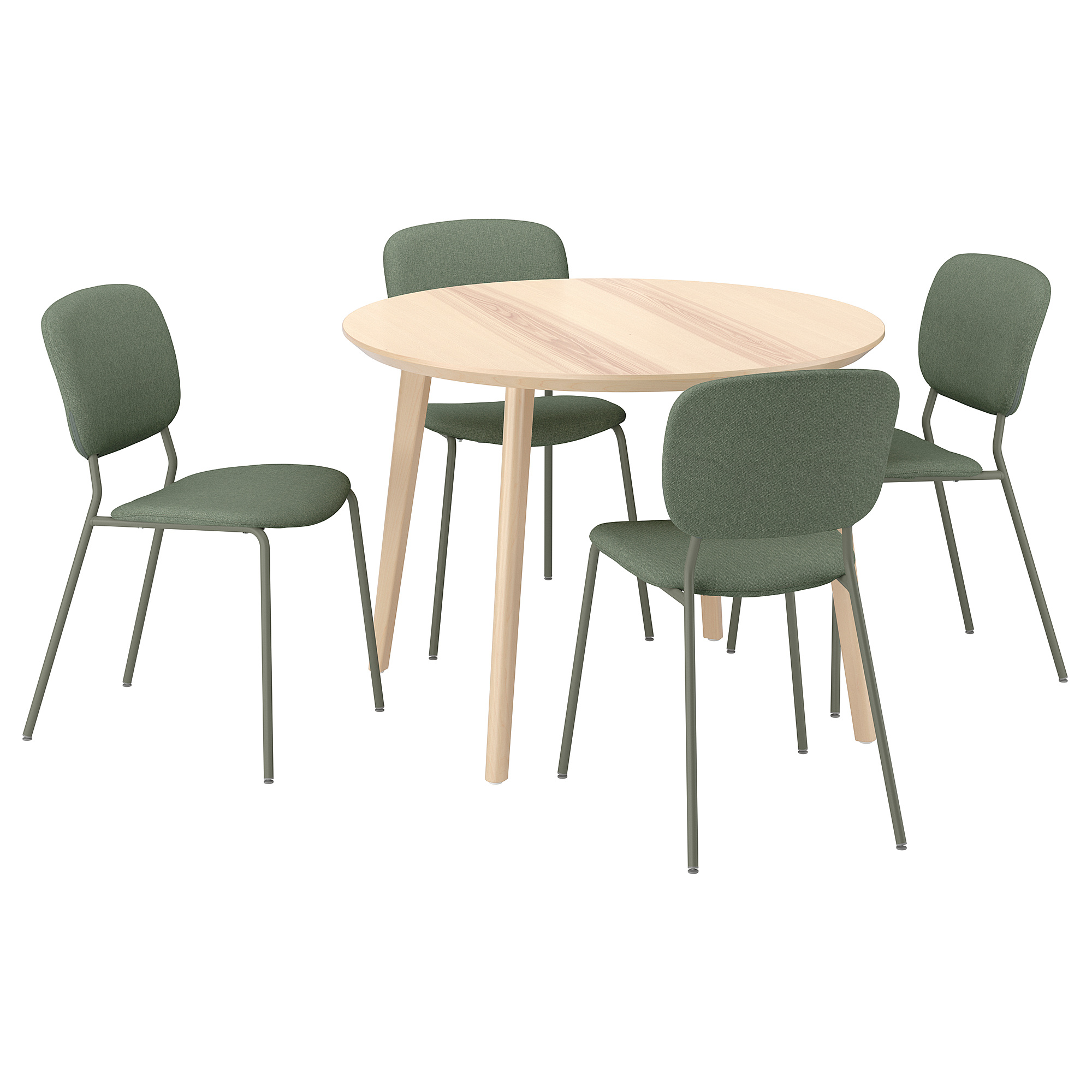 LISABO/VIHALS table and 4 chairs