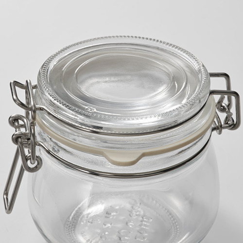 KORKEN jar with lid