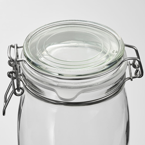 KORKEN - 附蓋萬用罐, 透明玻璃 | IKEA 線上購物 - PE798940_S4