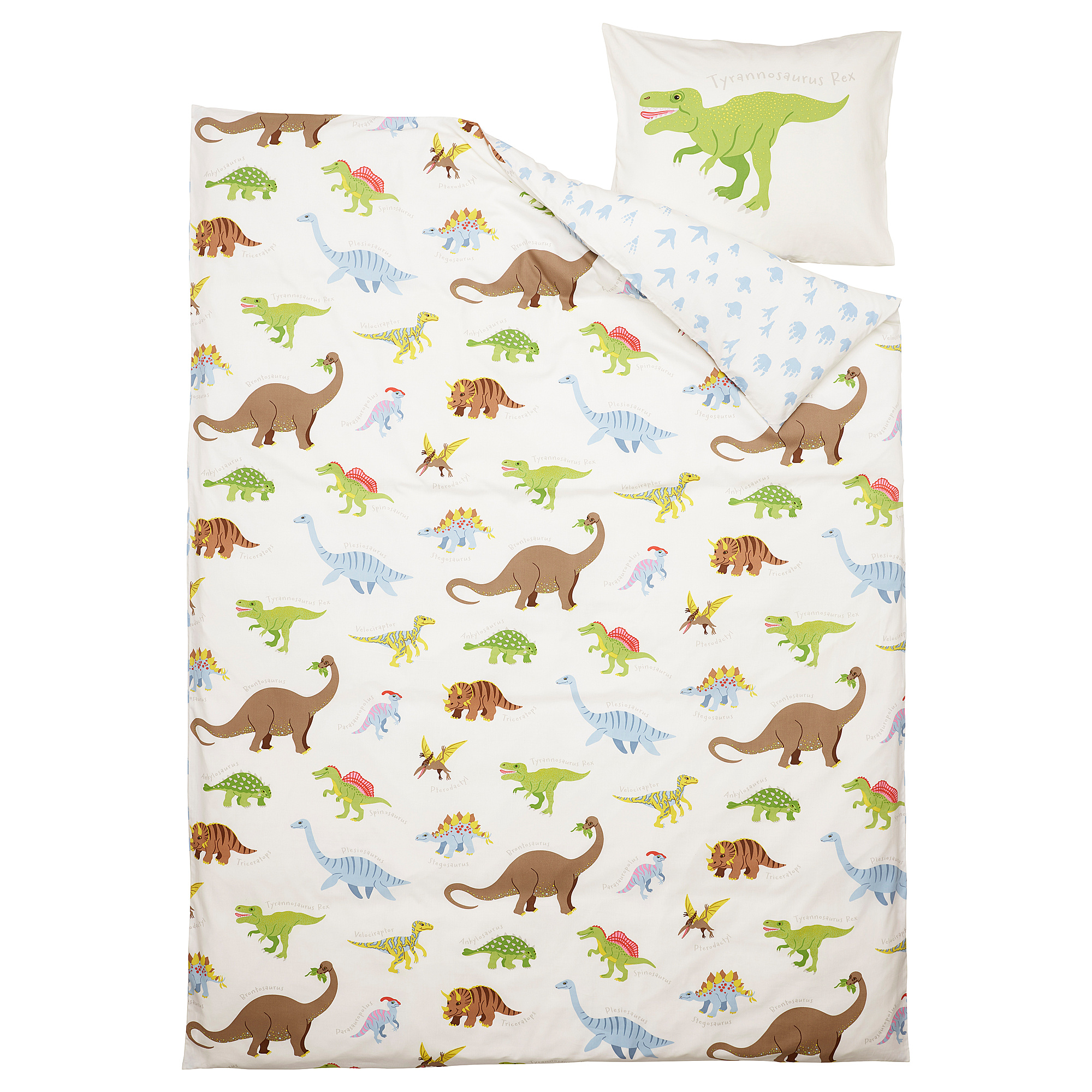 JÄTTELIK duvet cover and pillowcase