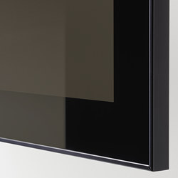 BESTÅ - 層架組附玻璃門板, 染白橡木紋/Glassvik 白色/霧面玻璃 | IKEA 線上購物 - PE537362_S3