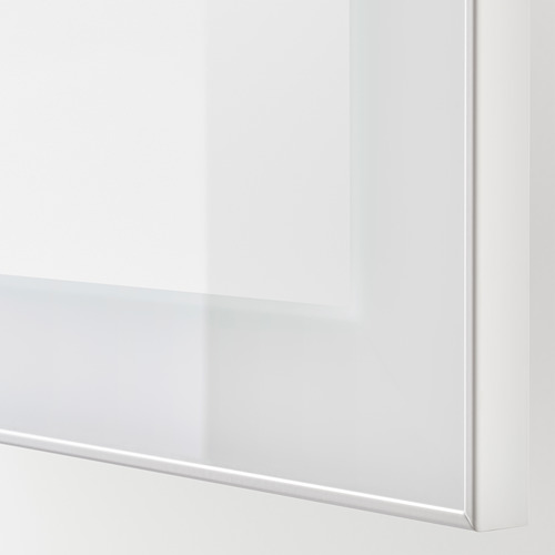 BESTÅ - shelf unit with glass door, white stained oak effect/Glassvik white/clear glass | IKEA Taiwan Online - PE744951_S4