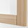 BESTÅ - storage combination with drawers, white stained oak effect Hanviken/Sindvik/Stubbarp white stained oak eff clear glass | IKEA Taiwan Online - PE744960_S1